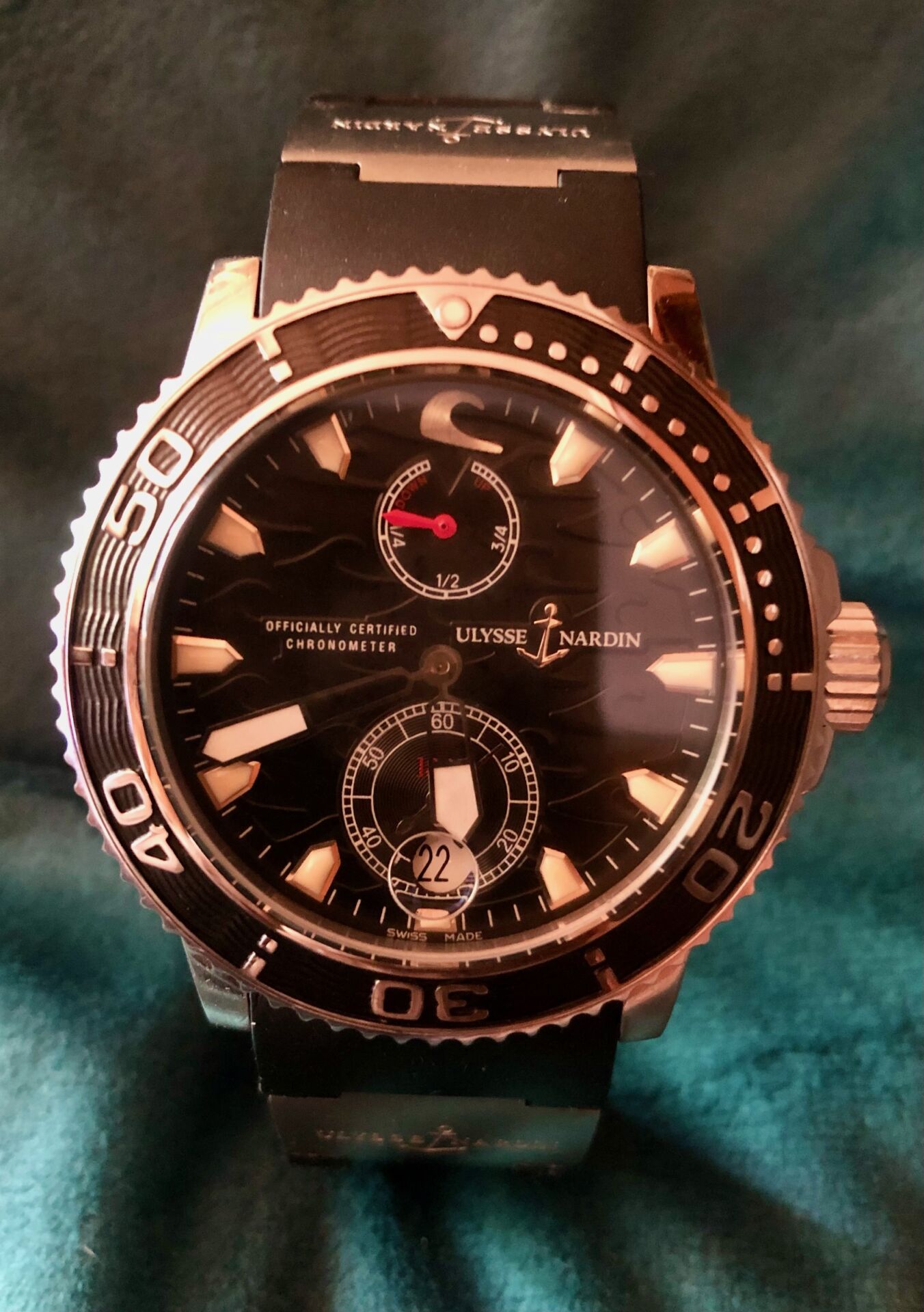 Ulysse Nardin Maxi Marine Diver Black Surf. Unicorn Maison English